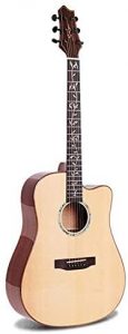 38 Sunburst Wood Guitar