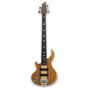 Left-Handed 5 String Bass Guitar with Sleek Design